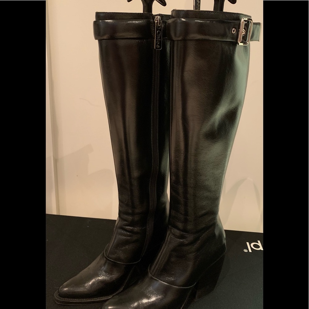 Chloe Black Tall Boots - Picture 1 of 7
